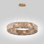 Bavaria 15 Lights Gold Chandelier