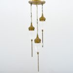Nablus 3 Lights Gold Pendant - Image 2