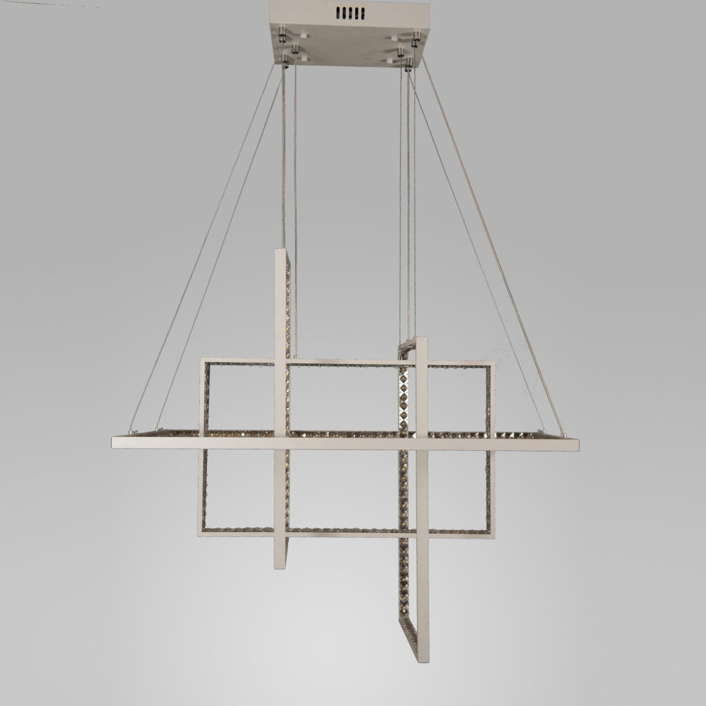 Rectango Rk021 Rectango 4 Lights White Chandelier | إنارات السعودية