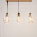 Bomb fit T 3 Lights Gold Pendant - Image 2