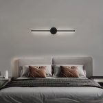 Stick T 1 Light Black Wall Lamp