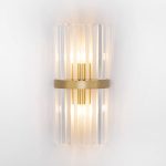 Utzi S 2 Lights Gold Wall Lamp