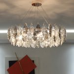 Alicia 10 Lights Gold Chandelier