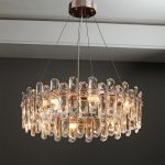 Alejandra 6 Lights Gold Chandelier