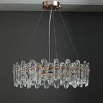 Alejandra 6 Lights Gold Chandelier - Image 3