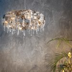 Jolira L 6 Lights Gold Chandelier