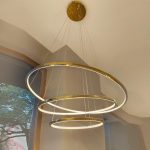 Solis LED Gold Chandelier