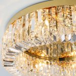 Arian 6 Lights Gold Chandelier - Image 3