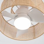 Boho jessica White Ceiling Fan 24 Inch - Image 4