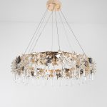 Stasia 12 Lights Gold Chandelier - Image 2