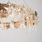 Stasia 12 Lights Gold Chandelier - Image 3