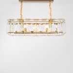 Chipsa 10 Lights Gold Chandelier