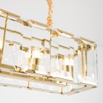 Chipsa 10 Lights Gold Chandelier - Image 3