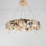 Jolira L 6 Lights Gold Chandelier - Image 2