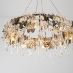 Jolira L 6 Lights Gold Chandelier - Image 4