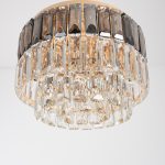 Valtira 3 Lights Gold Chandelier - Image 2