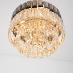 Valtira 3 Lights Gold Chandelier - Image 3
