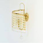Makinzi 1 Light Gold Wall Lamp