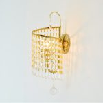 Makinzi 1 Light Gold Wall Lamp - Image 2