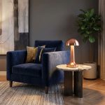 Elina LED Gold Rechargeable Table lamp - Image 2