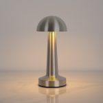 Elina LED Chrome Rechargeable Table lamp