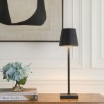 Elara LED Black Rechargeable Table lamp - Image 2