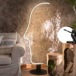 Dina LED Black Floor Lamp