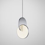 Ula LED White × Silver Pendant