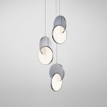 Ula LED White × Silver Pendant - Image 2