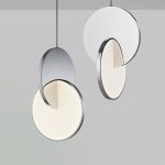 Ula LED White × Silver Pendant - Image 3