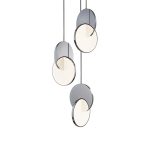 Ula LED White × Silver Pendant - Image 4