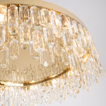 Zaynab 12 Lights Gold Chandelier - Image 3