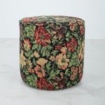 Modura Green Pattern Pouf